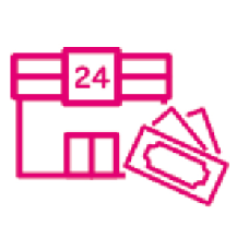 対象のコンビニでお支払い